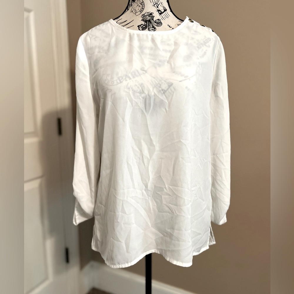 White long sleeve shirt